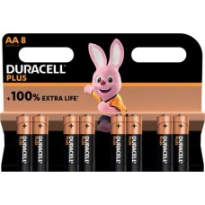 DURACELL PLUS 100% AA BLS8