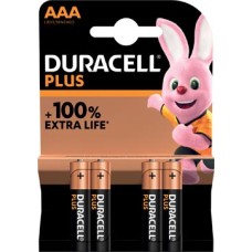 DURACELL PLUS 100% AAA BLS4