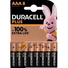 DURACELL PLUS 100% AAA BLS8