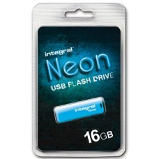 INTEGRAL USB2 NEON 16GB BLAUW