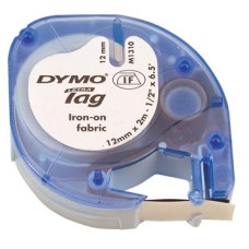 DYMO TAPE LETRATAG 12MM WIT