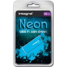 INTEGRAL USB2 NEON 32GB BLAUW