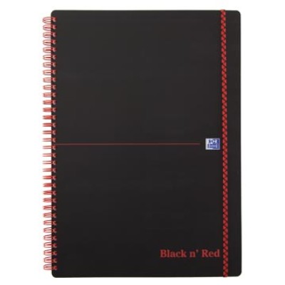 BLACK RED SPIRAAL PP A5 Q5