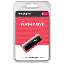 INTEGRAL USB2 64GB ZWART