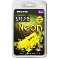 INTEGRAL USB3 NEON 32GB GEEL