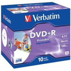 DVD+R 4,7GB 16X JEWEL CASE 10X
