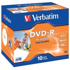 DVD-R 4,7GB 16X JEWEL CASE 10X