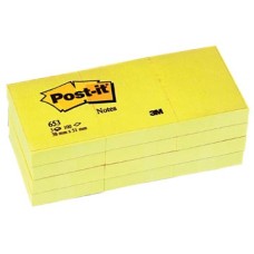 POST-IT NOTES 38X51 GEEL 100V