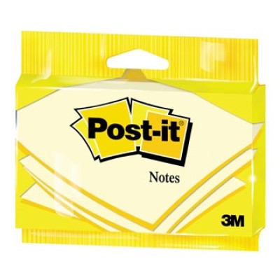 POST-IT NOTES 100V 76X127 GEEL