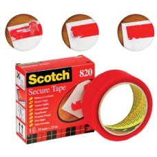SECURE TAPE 35MMX33M ROOD 3M