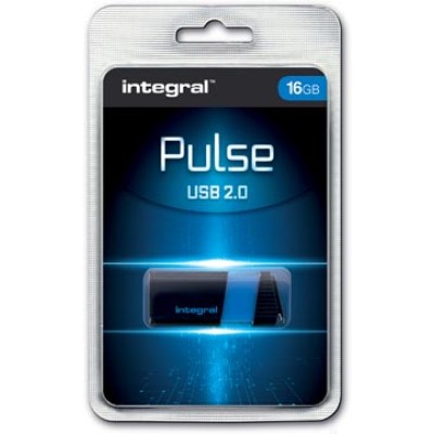 INTEGRAL USB2 16GB PULSE ZWART