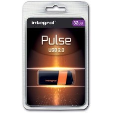 INTEGRAL USB2 32GB PULSE ZWART