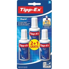 TIPP-EX FLESJE RAPID 20ML 2+1