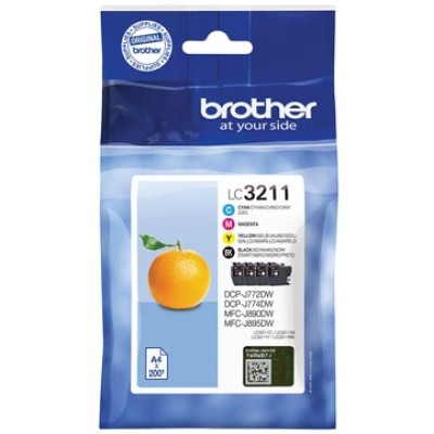 BROTHER INKT LC3211 BCMY